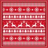 Yeni Sezon Yılbaşı Desenli Bandana Fular Yeni Yıl Hediyesi Şal Estascarf 70x70 Cm