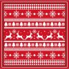 Yeni Sezon Yılbaşı Desenli Bandana Fular Yeni Yıl Hediyesi Şal Estascarf 70x70 Cm