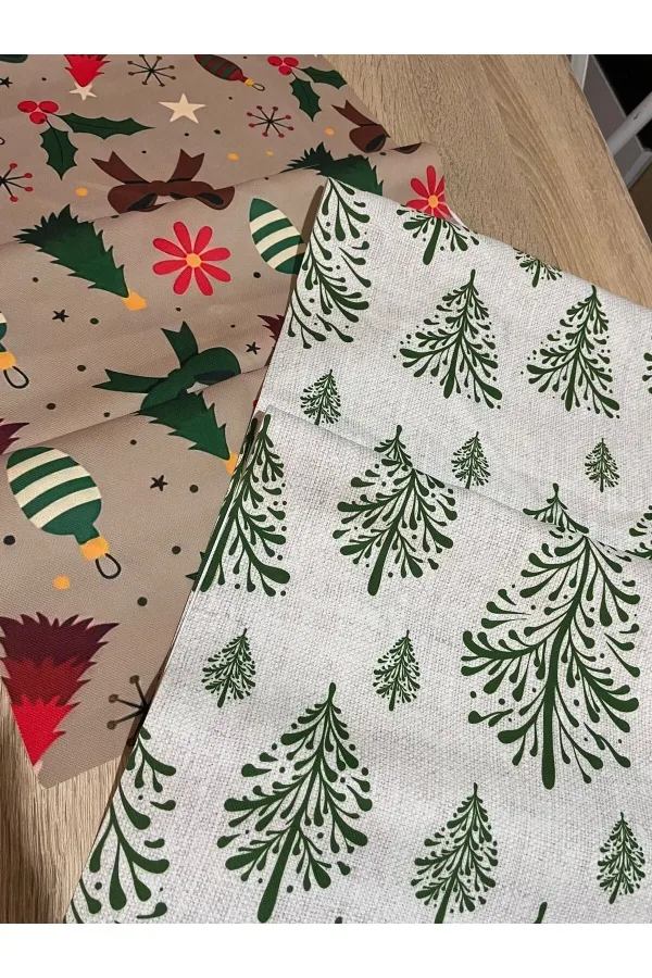 Yılbaşı Desen Runner Christmas Yeniyıl Runner 40 X 140 - 2 Adet Yılbaşı Desen Runner Christmas Yeniyıl Runner 40 X 140 - 2 Adet