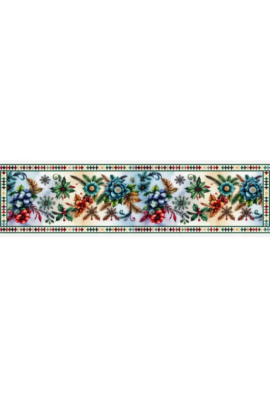 Yılbaşı Temalı Dijital Baskılı Runner Örtüsü Christmas 40x140 cm Yılbaşı Temalı Dijital Baskılı Runner Örtüsü Christmas 40x140 cm