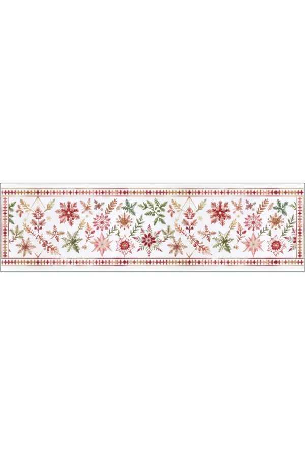 Yılbaşı Temalı Dijital Baskılı Runner Örtüsü Christmas 40x140 cm