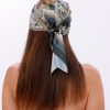 Zarif Yasemin Model Fular Bandana Şal Estascarf 70x70 Cm